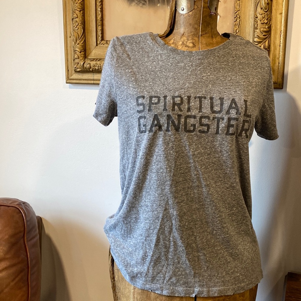 Spiritual gangster graphic relaxed lived in tee